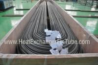 China Low Heat Exchanger U Tube , Seamless Stainless Steel U Bend Superheater Tube factory