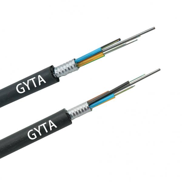 Quality Outdoor Single Mode 4 Core Ofc Cable GYTA Fiber Optic Cable for sale