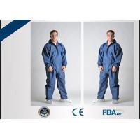 China Breathable Tyvek Disposable Coveralls For Dust / Particle / Virus Prevention factory