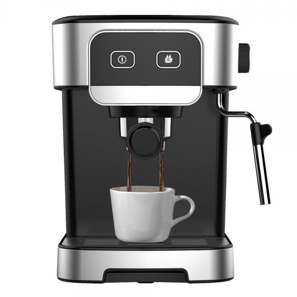 Quality Electric 15 Bar Smart Coffee Maker Machine With Milk Frother Manual Espresso for sale