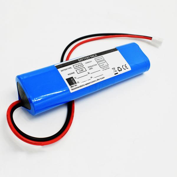 Quality Lifepo4 Lithium Fire Exit Light Batteries 18650 12.8V 1600mAh for sale