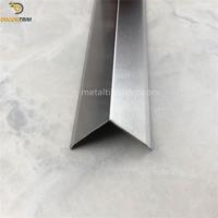China Tile Edge Trim Protection Stainless Steel Tile Trim Brush Silver 20mm factory