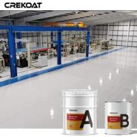 China Seamless Water Based Epoxy Floor Coating Resistance To Chemicals Oils Stains factory