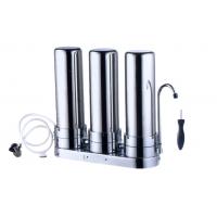 China 3 Stage Filter Stainless Steel Water Filter For Home factory