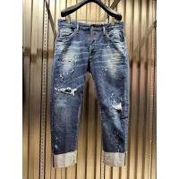 China Custom Logo Stretch Denim Pants Fashion Slim Fit Men Trend Casual Jeans 13 factory