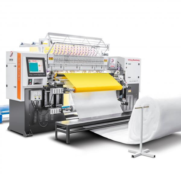 Quality 4.5Kw Automatic Computerized Quilting Embroidery Machine Double Row for sale