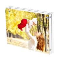 China Clear Magnetic Acrylic Poster Frame Perspex Photo Frames Acrylic Block factory