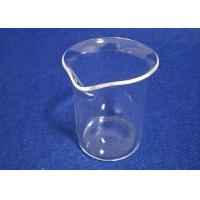 China Transparent Fused Quartz Glass Beaker 50ML With Spout Custom Service Available factory