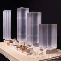 China Acrylic Plexiglass Architectural Model Making Supplies Aedas 1:400 Commercial Street factory