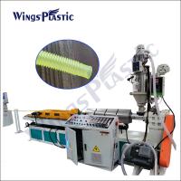 Quality PE PP PA PVC Medical Electrical Hose Corrugated Pipe Making Machine Single Wall for sale