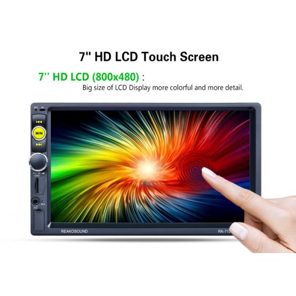 Quality Powerful Double Din Android Car Stereo 2 Din Mp5 Player With Camera Reversing BT TV for sale