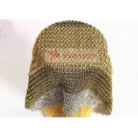 Quality Chrome Plate Ring Mesh Curtain In Chainmail for sale
