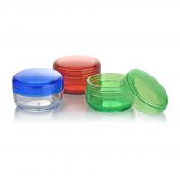 China Customized Color Face Cream Jar 15ml PET Plastic Jar for Empty Cosmetic Jar for sale