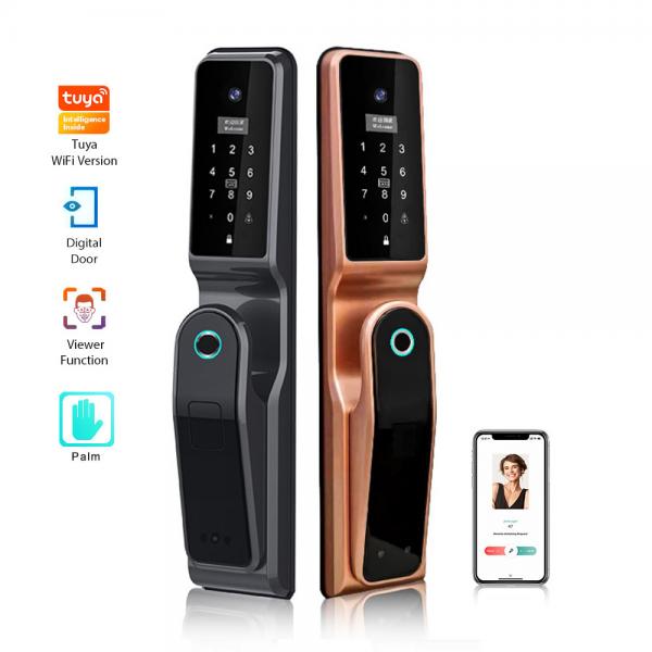 Quality Biometric Fingerprint Front Door Lock Access Entry System With Finger Touch for sale