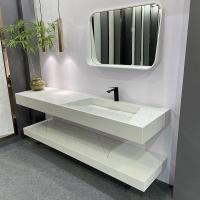 China Washbasin New Italian Design White Color Sanitary Ware Bathroom Double Wash Basin Sink factory