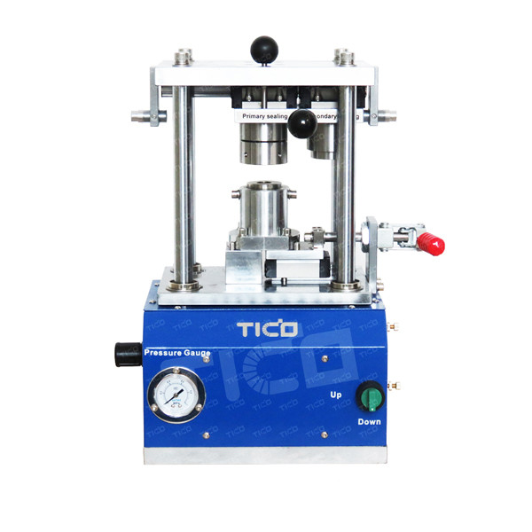 Quality Gas Driven 18650 Cylindrical Cell Lab Equipment Crimping Machine 1Mpa Maximum for sale