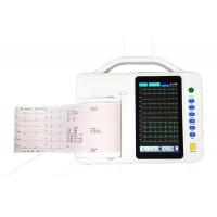 China 6 Channels ECG Machine Electrocardiograph Touch Screen factory