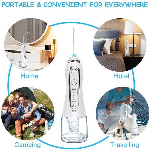 Quality H2ofloss White Cordless Advanced Water Flosser With Multi Tips for sale