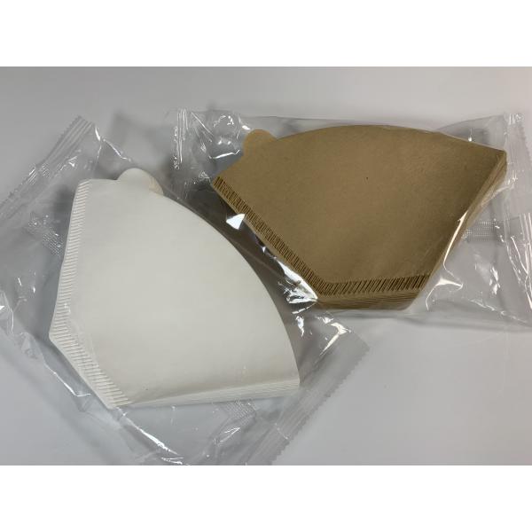 Quality Bleached Paper Cone Style Coffee Filters Wood Pulp for sale