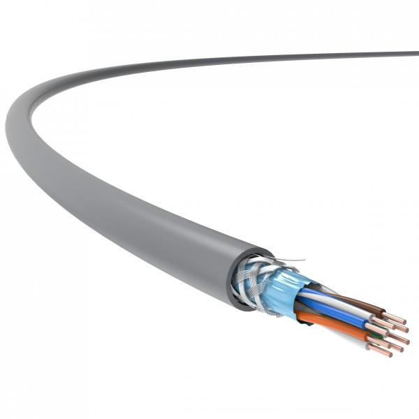 Quality SFTP Cat 6 Network Cable 23 AWG Bare Copper Indoor PVC Jacket for sale
