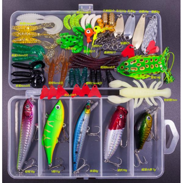 Quality Metal Jig Spoons Fishing Lures Set Anti Corrosion 17 - 73 PCS for sale