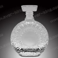Quality 750 ml White Flint Nordic Style Vodka Glass Bottle for sale