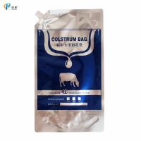 Quality 4l Aluminium Film Calf Colostrum Bags 43.5×24.7cm Food Grade Material for sale