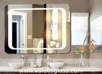Buy cheap Wall Mounted Defogging LED Bathroom Mirrors 3-6mm Thickness With Touch Button from wholesalers
