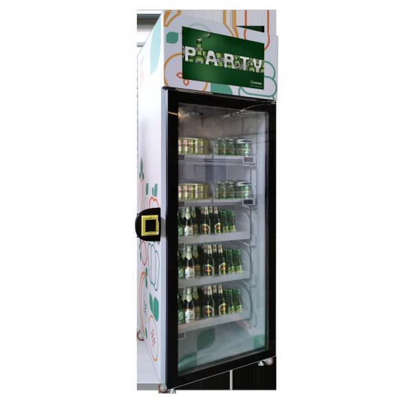 Quality Micron Smart Vending Fresh Food Snack Drink Smart Fridge Vending Machine With for sale