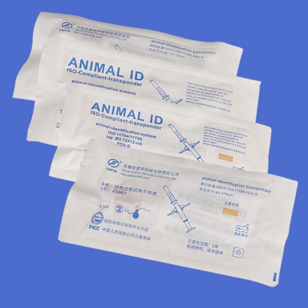 Quality LF ISO Rfid Glass Tag Injected Animal ID Microchip For Animal Pet Tracking for sale