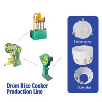 China Drum Rice Cooker Production Line Hydraulic With Servo Motor Multifunctional factory