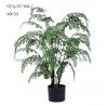 China Eco Friendly Potted Silk Ferns Iron Wire Plastic Natural Looking Low Maintance factory