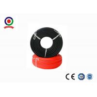 Quality Low Toxicity TUV Solar Cable 2.5mm High Current Carrying Capacity XLPE Dual for sale