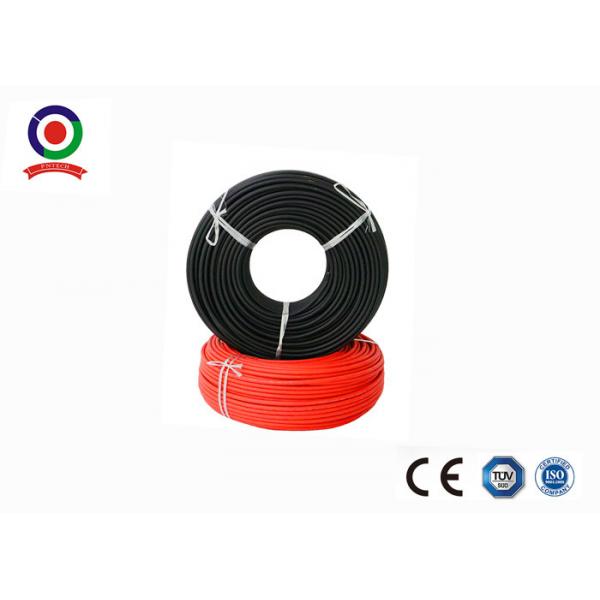 Quality Low Toxicity TUV Solar Cable 2.5mm High Current Carrying Capacity XLPE Dual Insulation for sale