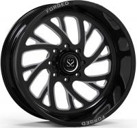 China Gloss Black Machined Customized 4x4 Wheels/ 20X12 ET -44 4x4 Off Road Rims factory