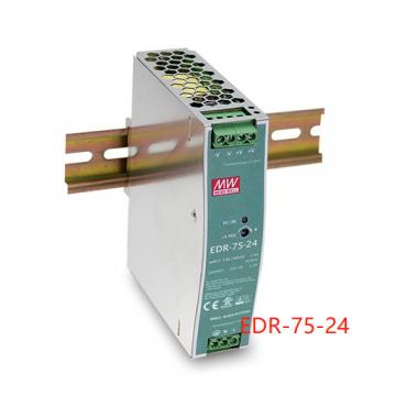 Quality Mean Well Brand DIN Rail Power Supply EDR-75 EDR-120 EDR-150 for sale