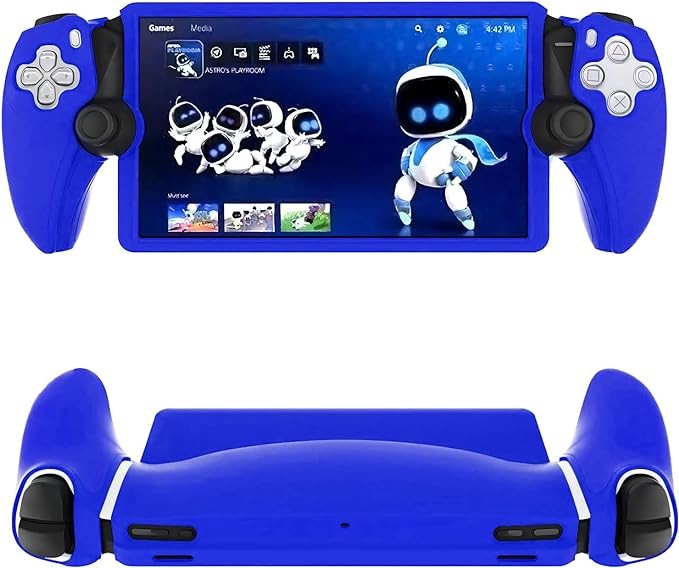 China Soft Protective Skin Case For Playstation Portal Remote Player, Shockproof Anti-Scratch - Blue factory