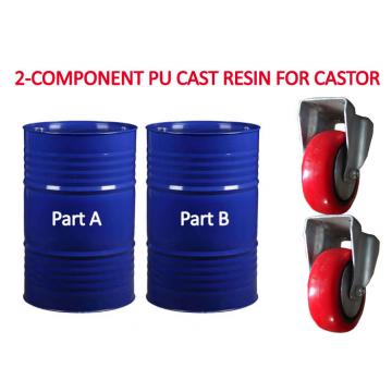 Quality Castors Hydrolysis Resistance Cold Cast Polyurethane for sale