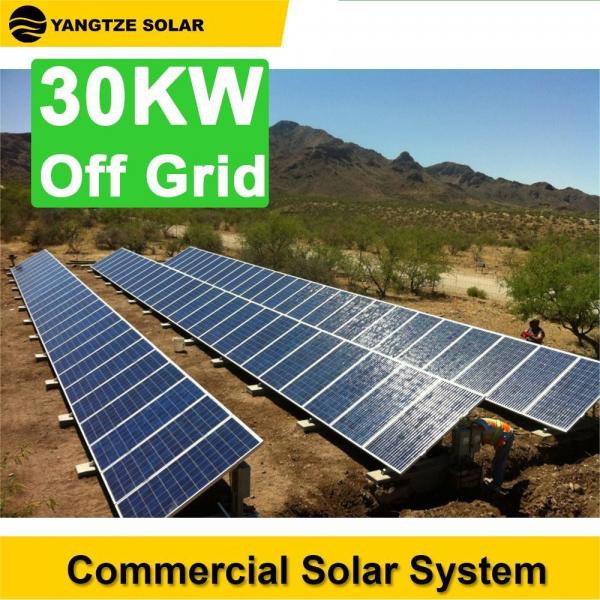 Quality Rooftop Off Grid Solar System Kit 30KW Powered Customzied for sale