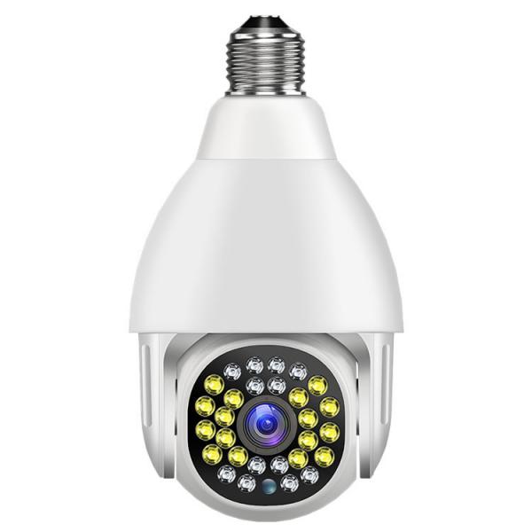 Quality 5G Wifi Smart Outdoor Light Bulb Security Camera Panoramic 360 Degree for sale