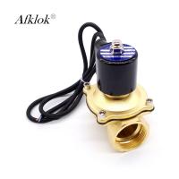 China 12 Volt Water Fountain Solenoid Valve 40mm With BSP Connector 0-10 Bar factory