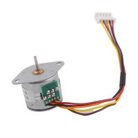China 20mm Permanent Magnet Stepper Motor 2 phase 4 wire, 18° Stepping Angle, 0.08N.m Holding Torque for sale