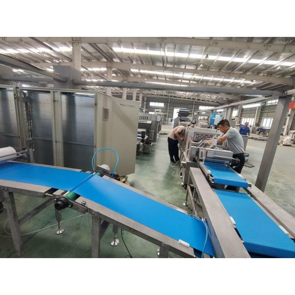 Quality ZKS850 Pastry laminating line / capacity 1200kg/hr with diverse make up for sale
