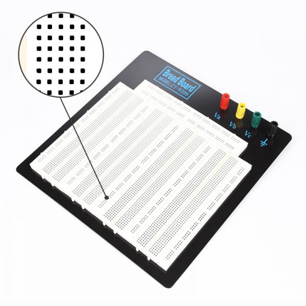 Quality 3260-points big-size Electronic Solderless Breadboard with 4 Binding Posts Size 18x18.4x0.85 (cm) for sale