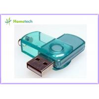 China Transparent Plastic Twist USB Sticks , Bulk Windows Vista Flash Drive factory