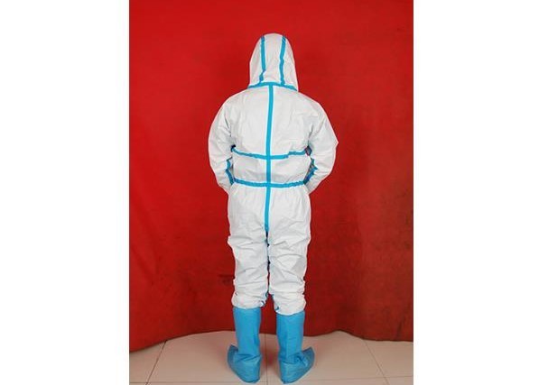 Quality Waterproof Disposable Isolation Gowns , Protective Clothing Disposable Single Use for sale