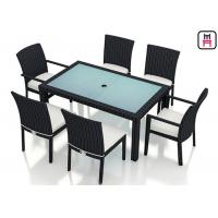 China Outdoor Patio Furniture High Top Table , Commercial Grade Outdoor Dining Furniture Table for sale
