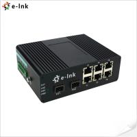 China PoE Ethernet Switch Unmanaged 6 Port 10/100BASE-T PoE To 2-port 100BASE-FX SFP factory
