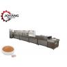 China Continuous Belt Industrial Microwave Machine Shahi Paneer Sabji Chole Masala Powder Flour Sterilization factory