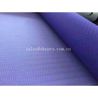 China Closed cell TPE Yoga Mat Custom Printed Eco - friendly Fitness Light Duty Mats factory